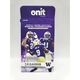 Onit 2023 University of Washington Huskies UW Husky Football Signature Trading Cards