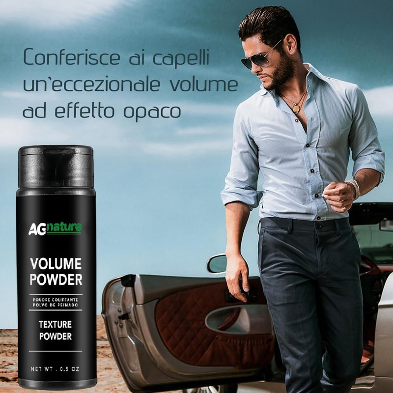 Agnature Volume Powder - Volume Powder for Hair - Natural