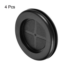 sourcing map Pack of 4 Rubber Grommets Round Double Sided Holder Diameter 40 mm for Wire Protection