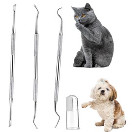 Zahnsteinentferner Set für Hunde und Katzen, Hunde Zahnsteinentferner Set, 3 Stück Zahnstein Entferner für Hunde, Zahnreiniger für Tiere, Hunde Scaler Zahnsteinentferner, Zahnsteinentferner Hund