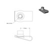 M4 Stainless Steel U -Style Clip-On Nut,U-Type Fasteners (Pack of