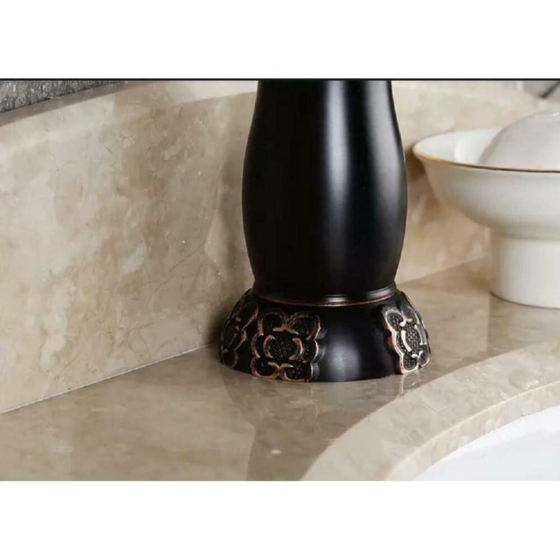 SimplyCopper 13" Clayborne Oil Rubbed Bronze Copper Sink Vessel Vanity