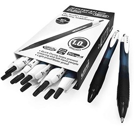 Uni-Ball Jetstream Sport SXN-150S Retractable Rollerball Pen - 1.0mm - Black - Pack of 12