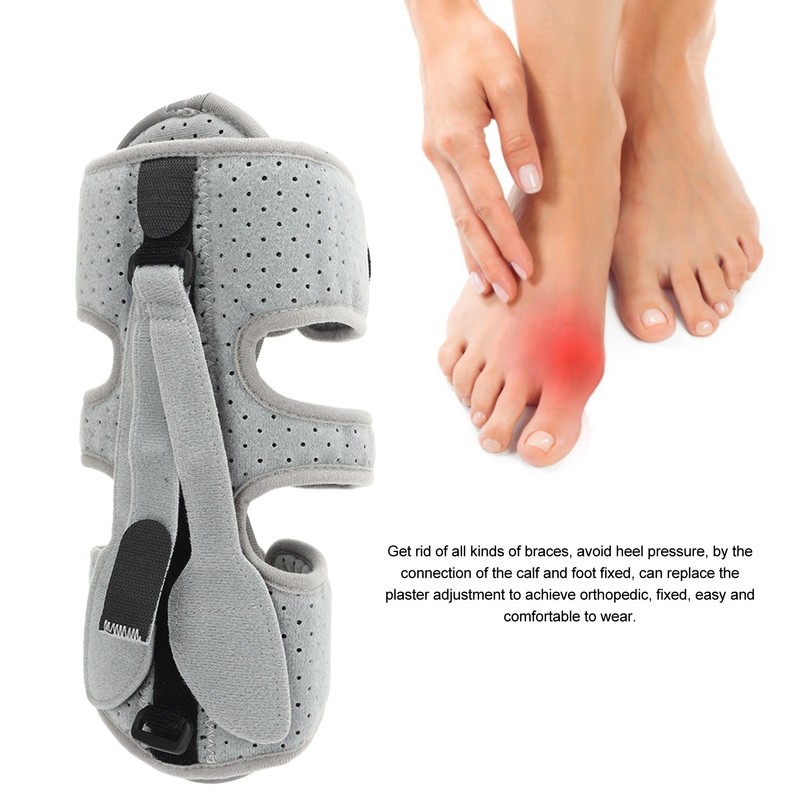 Foot Drop Support Brace Adjustable Plantar Fasciitis Night Splint for
