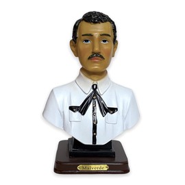 8" Inch Jesus Malverde Bust Statue Imagen Sinaloa Figurine Mexico Estatua Home Decor
