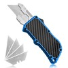 Utility Knife Retractable Box Cutter, Razor Knife EDC Pocket Knife