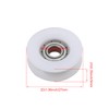 4 pieces 6 x 27 x 9 mm flat plastic