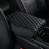 Car Center Console Cover, Leather Memory Foam Car Armrest Cover