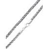 DEVATA Sterling Silver 925 Bali Paddy 5mm Oval Chain Necklace