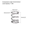 TA-VIGOR 10Pcs Extended Compressed Spring, 8mm OD,0.8mm Wire Size,10mm Length
