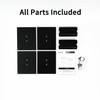 Suptek 7.9 x 6.5" Universal Desktop Speaker Stands – Pair
