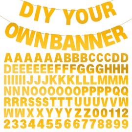 Bright Surface DIY Letter Banner Kit (Bright Gold)