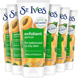 ST. Ives - , Exfoliante de albaricoque Fresh Skin, 6 onzas, paquete de 6
