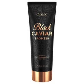 Onyx Onyx Black Caviar Tanning Cream with Bronzer | Deep Tanning Complex | Tanning Cream & Tanning Accelerator | Streak-Free Tan | For Tanning Beds, Tanning Salons & Outdoor Tanning | Faster Tanning