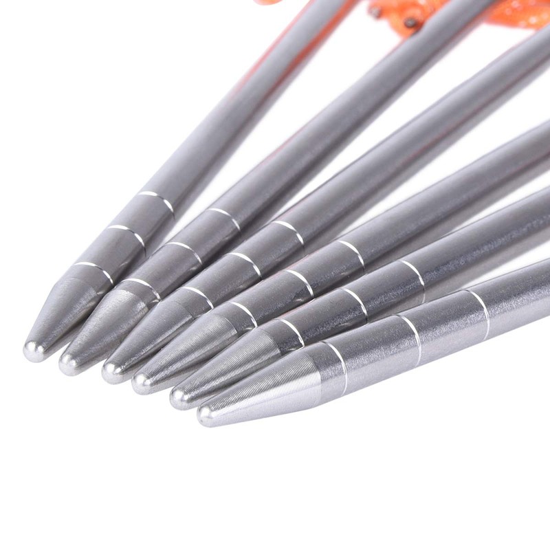 Boundless Voyage 6 pcs/lot Tent Stakes Titanium Alloy Tent Pegs