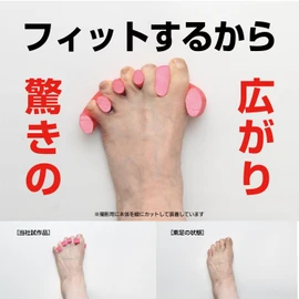 Dr. Elle Genki-kun Soft Blue L Spread Toes
