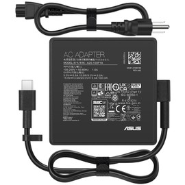 Cargador USB-C para portátil ASUS ROG Flow X13 Z13 ROG Zephyrus G14 G15 ROG Strix Scar 15 17 Asus ZenBook 14 14X Pro Duo 15 ASUS TUF Dash 15 F15 Gaming A15 -A20-100P1A 5A Adaptador de CA