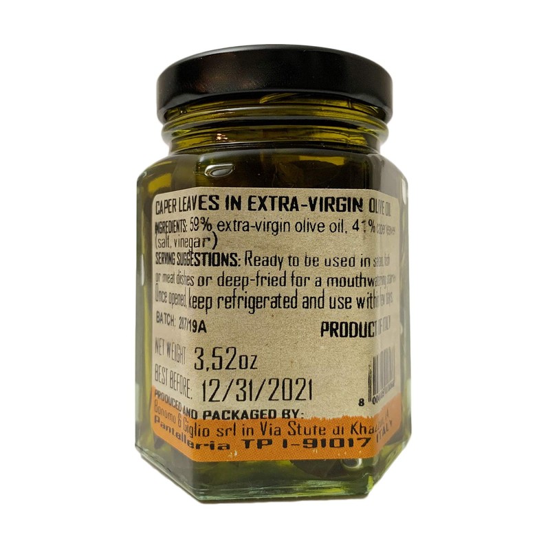 Etimo Pantelleria Caper Leaves in Extra Virgin Olive Oil 3.52
