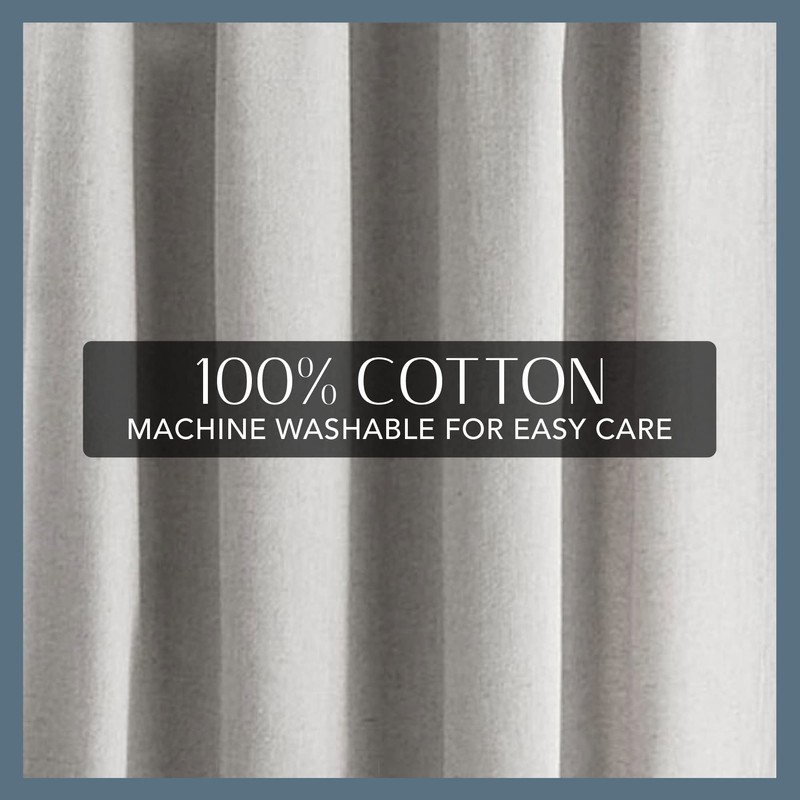 Elrene Home Fashions Tucker Solid Button Tier Window Curtains for