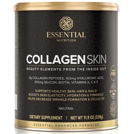 Essential Nutrition Colágeno para la piel - Péptidos de colágeno hidrolizados para mujeres, proteína en polvo con ácido hialurónico - Colágeno para la piel, el cabello y las uñas - Sabor neutro - 11
