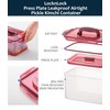 Lock & Lock BPA Free Rectangular Pickle Kimchi Press Ferment