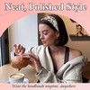 Wide Women's Head Bands Leopard Print Large Hair Band Boho