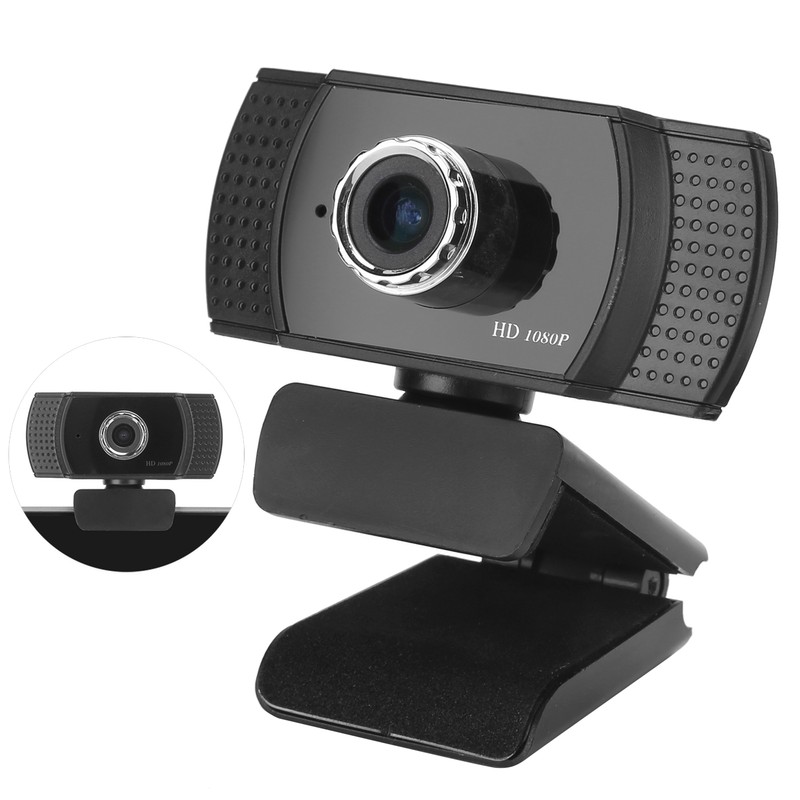 1080P Webcam Cameras for Computers with Builtin Microphone for Online