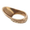 Archery Thumb Rings Good Protection Engraving Pattern Brass Finger Protector
