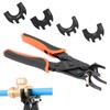 GIANNEER Push to Connect Removal Tool Disconnect Tongs for 1/2”,