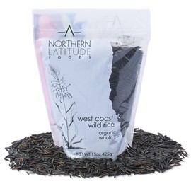 Organic Wild Rice - 15oz | NON-GMO | Lake Harvested | Sustainable | Naturally Gluten Free