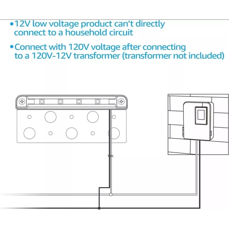 LEONLITE LED Low Voltage Hardscape Lighting, 7 Inch Landscape Lights