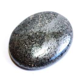 Reiki Healing Energy Charged Crystal Hematite Cabachone Palm Stone (2 x 3 cm)