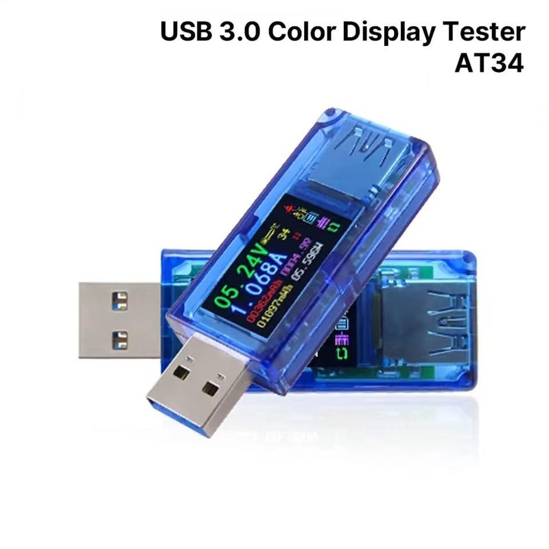 USB 3.0 Tester, USB Power Meter, 3.7-30V 0-4A Voltage Tester