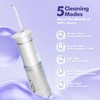 Bezvoi Mini Portable Water Flosser, 5 Modes Oral Irrigator with