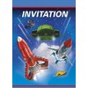 Unique Party 48934 CiTV Foldover Invitations | Paper | Thunderbirds