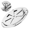 4in Air Ventilator Cover Stainless Steel Round Louvered Lid for