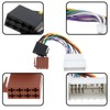 YINETTECH 2pcs Car Radio Adapter Cable ISO Harness Compatible with