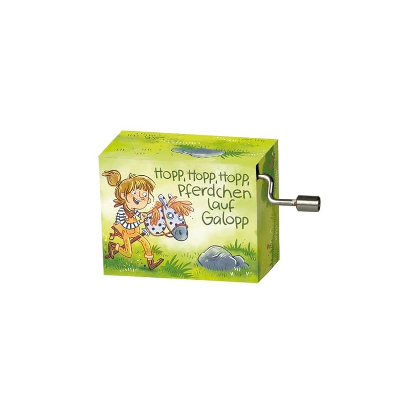 Fridolin Music Box/Hopp Hopp, Horse Running Gallop, Children's Rhyme