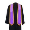 GraduationMall Plain Graduation Honor Stole Classic End With Trim Unisex