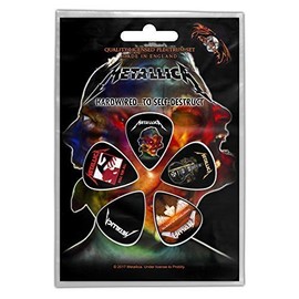 Metallica Pack of 5 Plectrums (Ro)