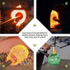 Hand Blown Glass Hummingbird Feeder–Unique Hummingbird Feeders for Outdoors Hanging