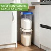 Large Rice Storage Container 20 Lbs - Tall Flour Container