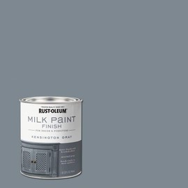 Rust-Oleum 331053-2PK Milk Paint Finish, Quart, Kensington Gray, 32 Fl Oz (Pack of 2)