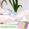12pares Guantes Exfoliantes Ducha Baño Body Spa Fibra Unisex