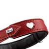 HUNTER Love Dog Collar, Colour: Brown/Black, Soft, Robust Cowhide Leather,