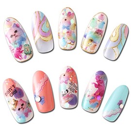 Photography Nail Pro Rainbow Animal Nail Sticker Art Material