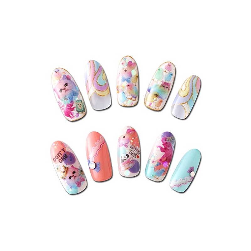 Photography Nail Pro Rainbow Animal Nail Sticker Art Material