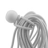 6"white bungee ball,marquee ties,elasticated toggles,shock ties,tarpaulin tie down,camping PACK OF