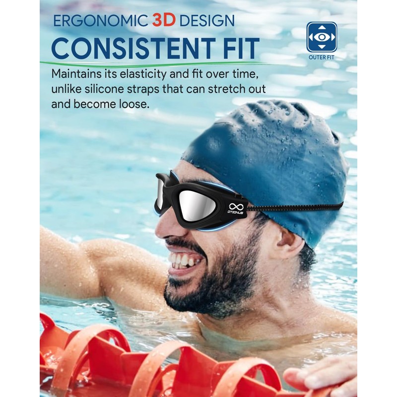 Otionus Swim Goggles No Leaking Anti Fog 0017