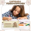 Capybara Pencil Case, Capybara Stationery Set, Cute Stationery Set Includes